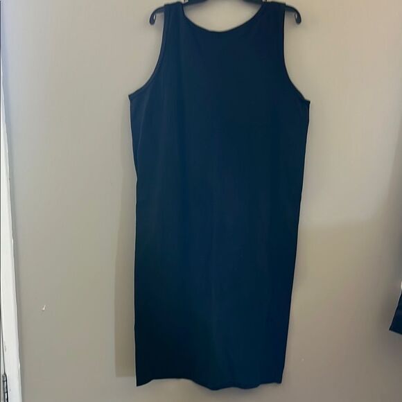 Anvil Black Cotton Dress - Picture 3 of 3